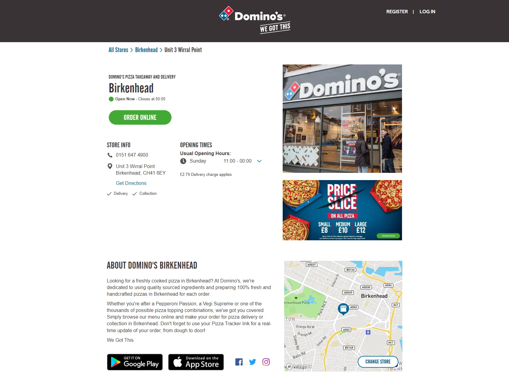 Domino's Pizza - Birkenhead