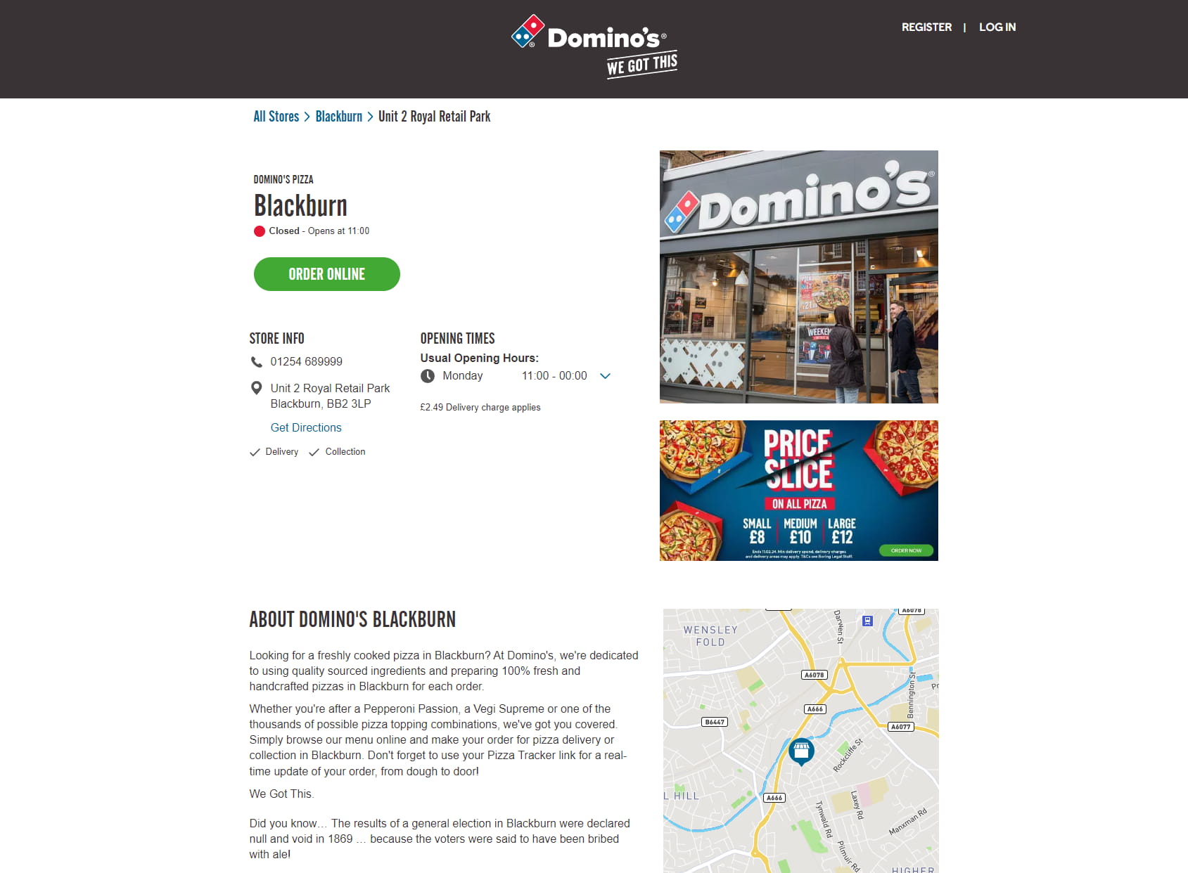 Domino's Pizza - Blackburn