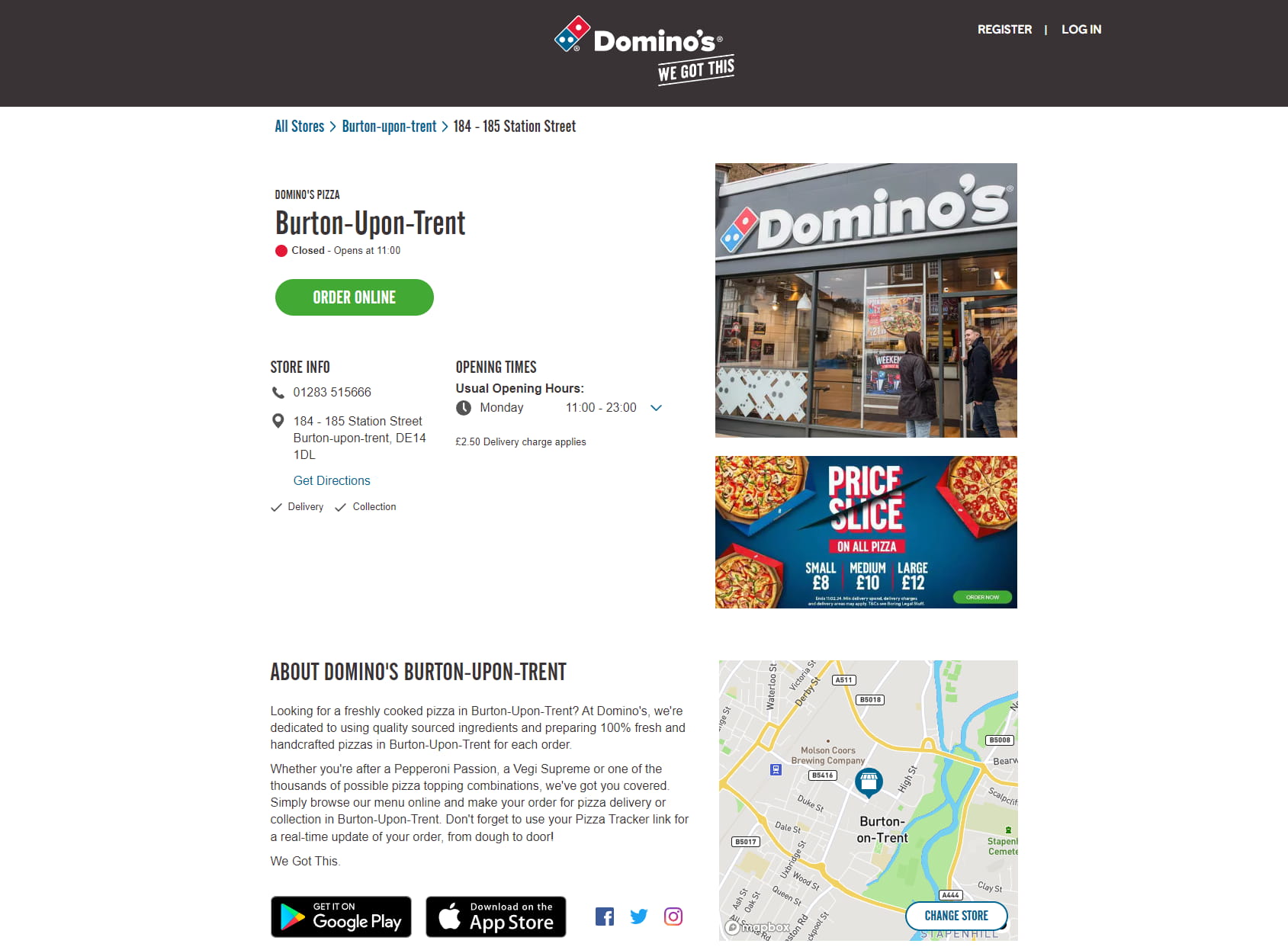 Domino's Pizza - Burton-Upon-Trent