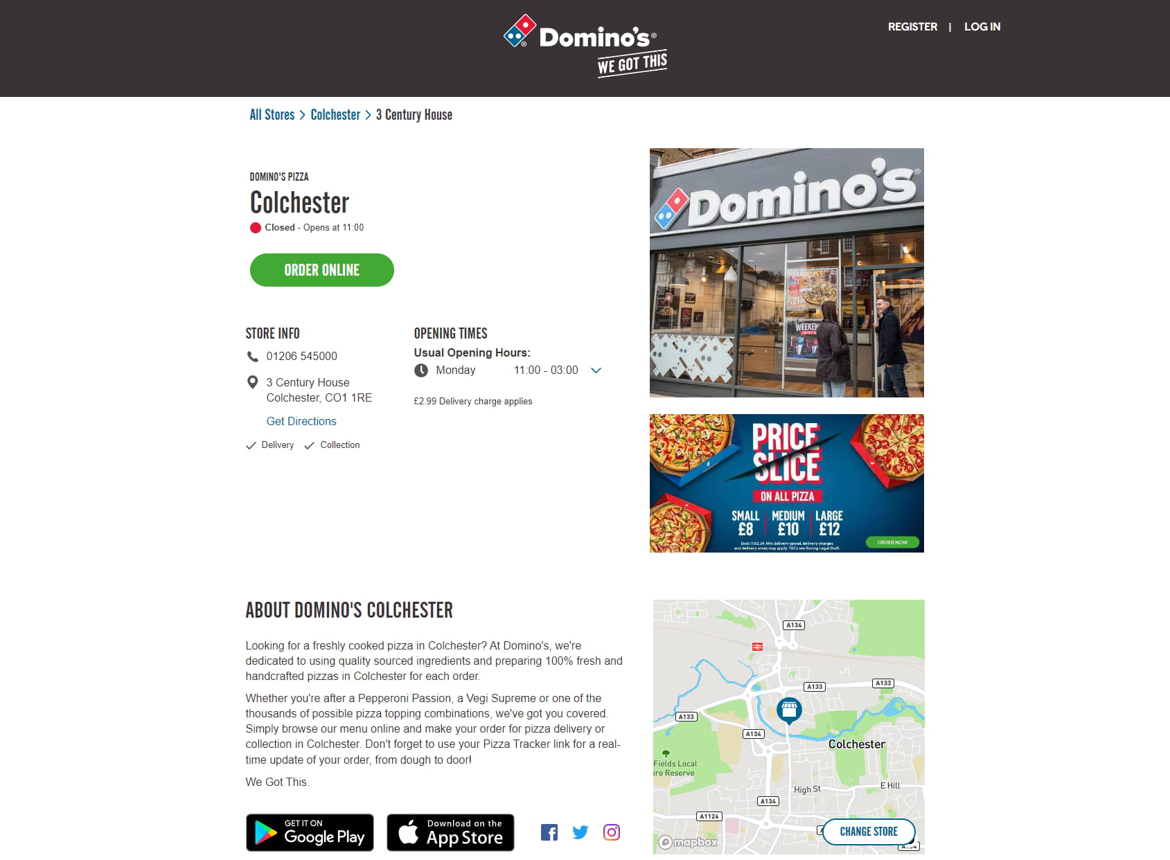 Domino's Pizza - Colchester