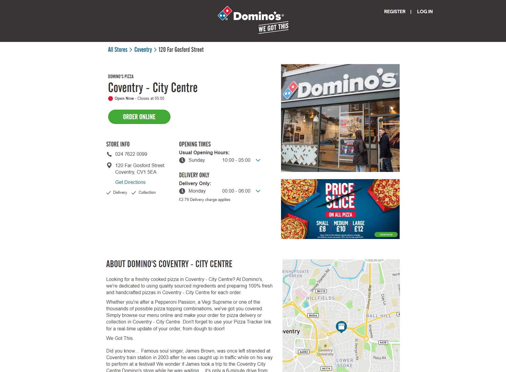 Domino's Pizza - Coventry - City Centre