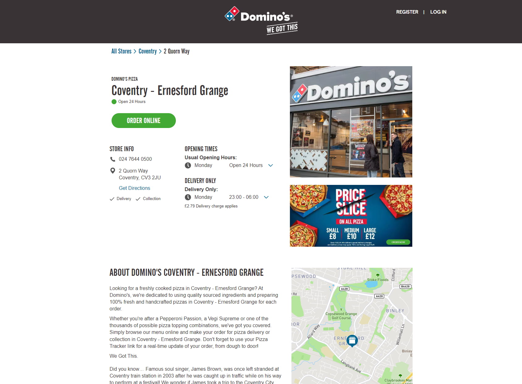 Domino's Pizza - Coventry - Ernesford Grange