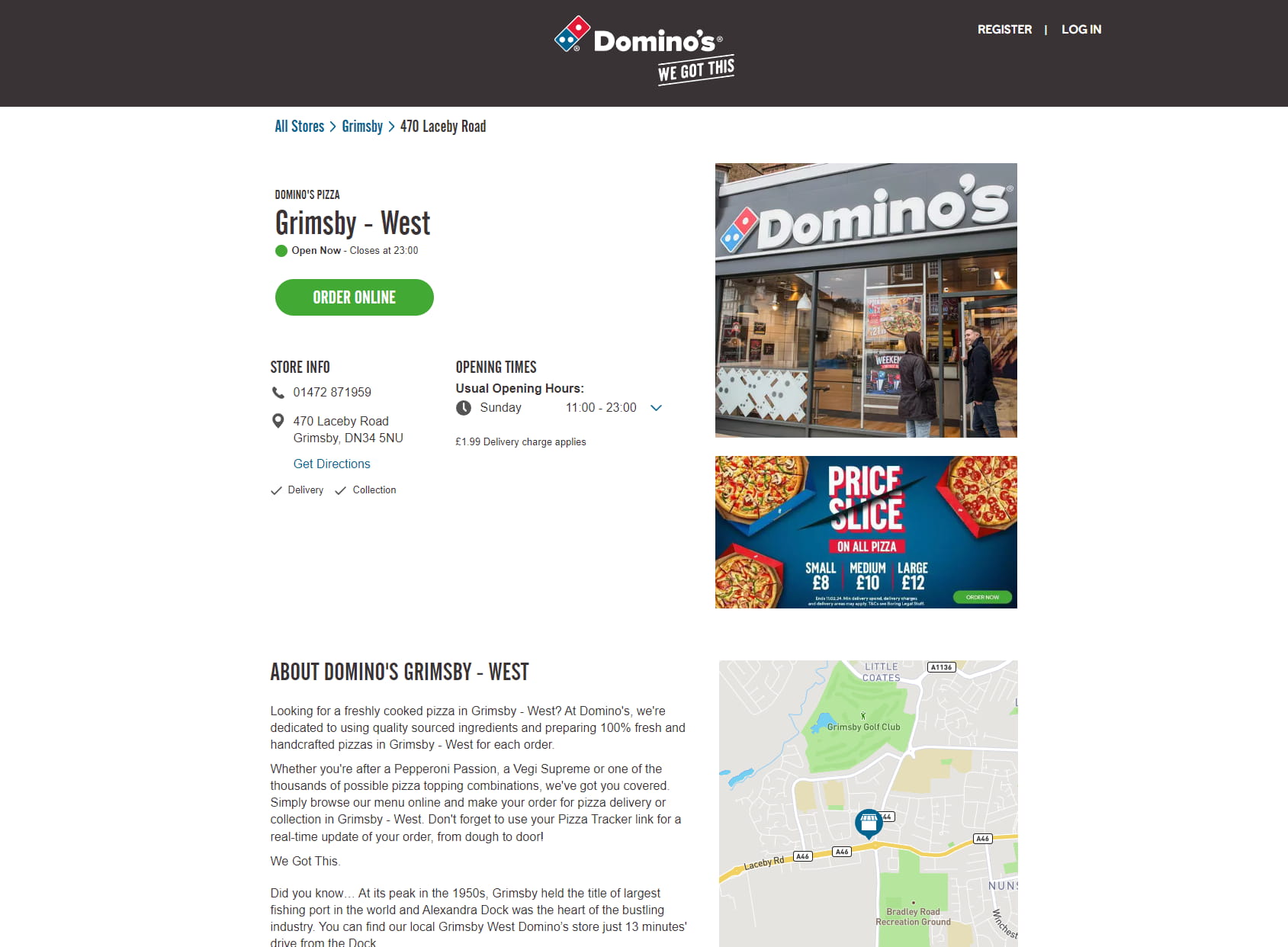 Domino's Pizza - Grimsby - West