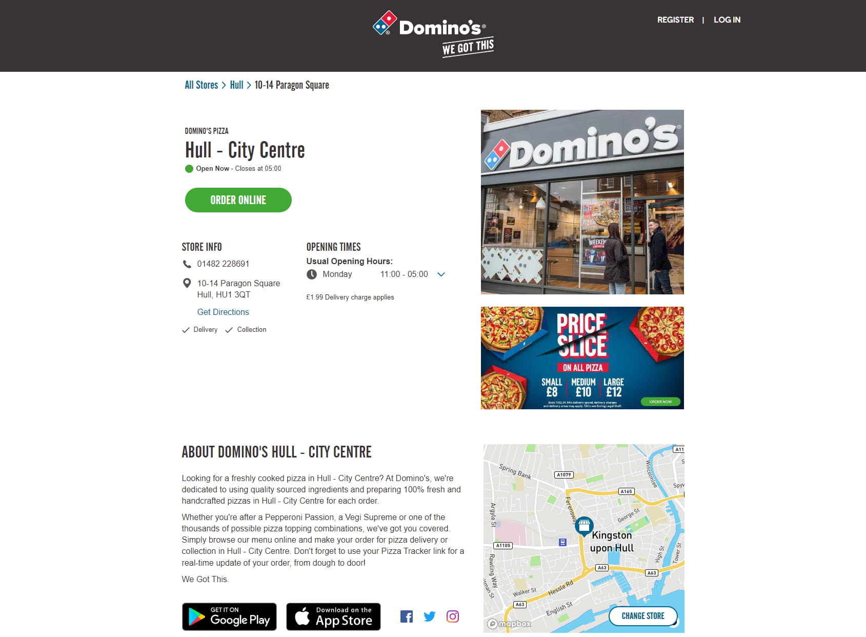 Domino's Pizza - Hull - City Centre