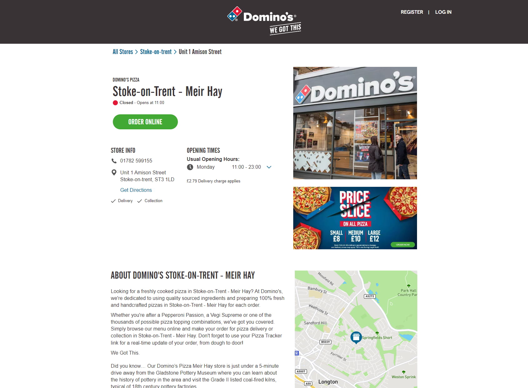 Domino's Pizza - Stoke-on-Trent - Meir Hay