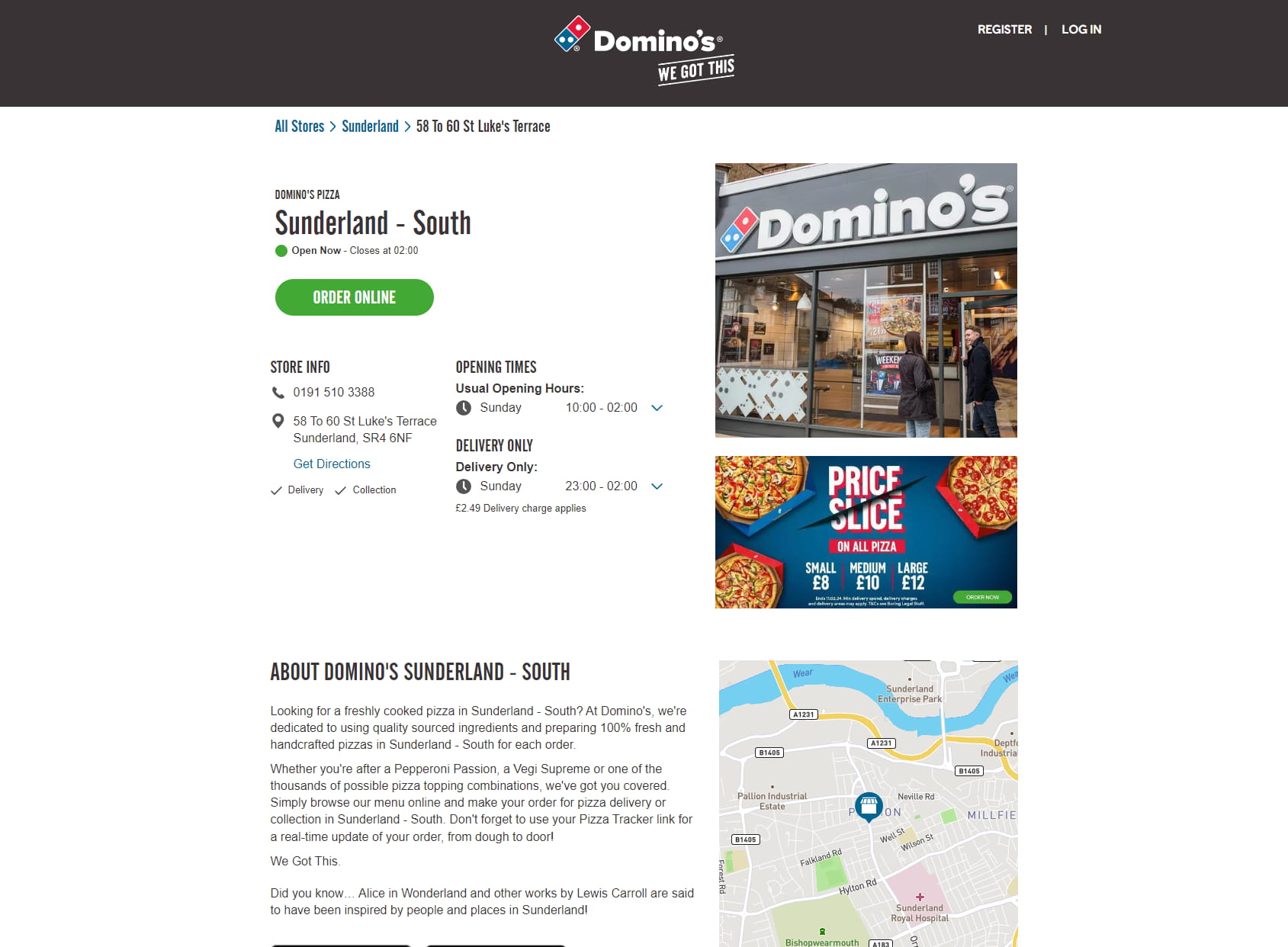 Domino's Pizza - Sunderland - South