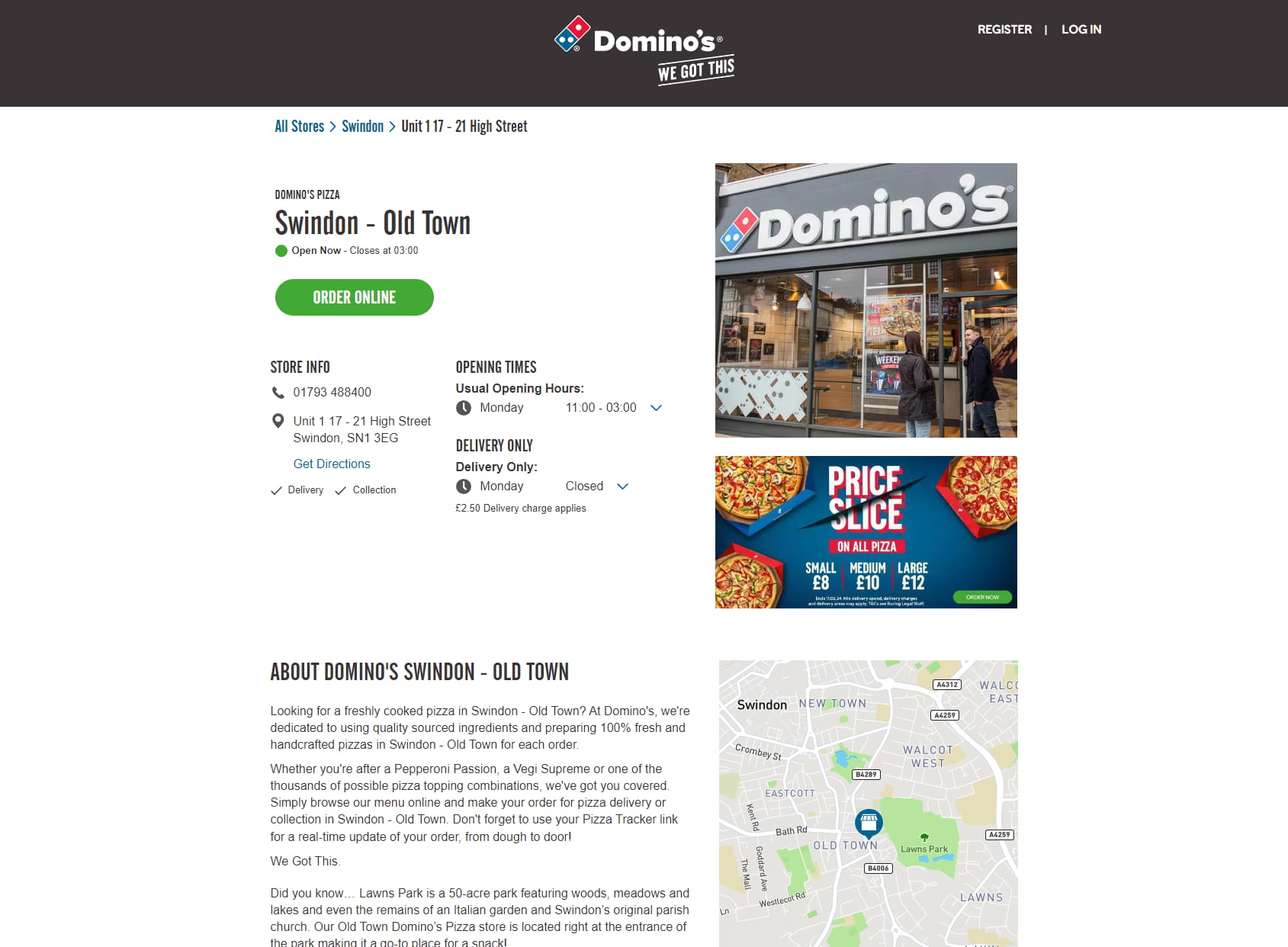 Domino's Pizza - Swindon - Old Town