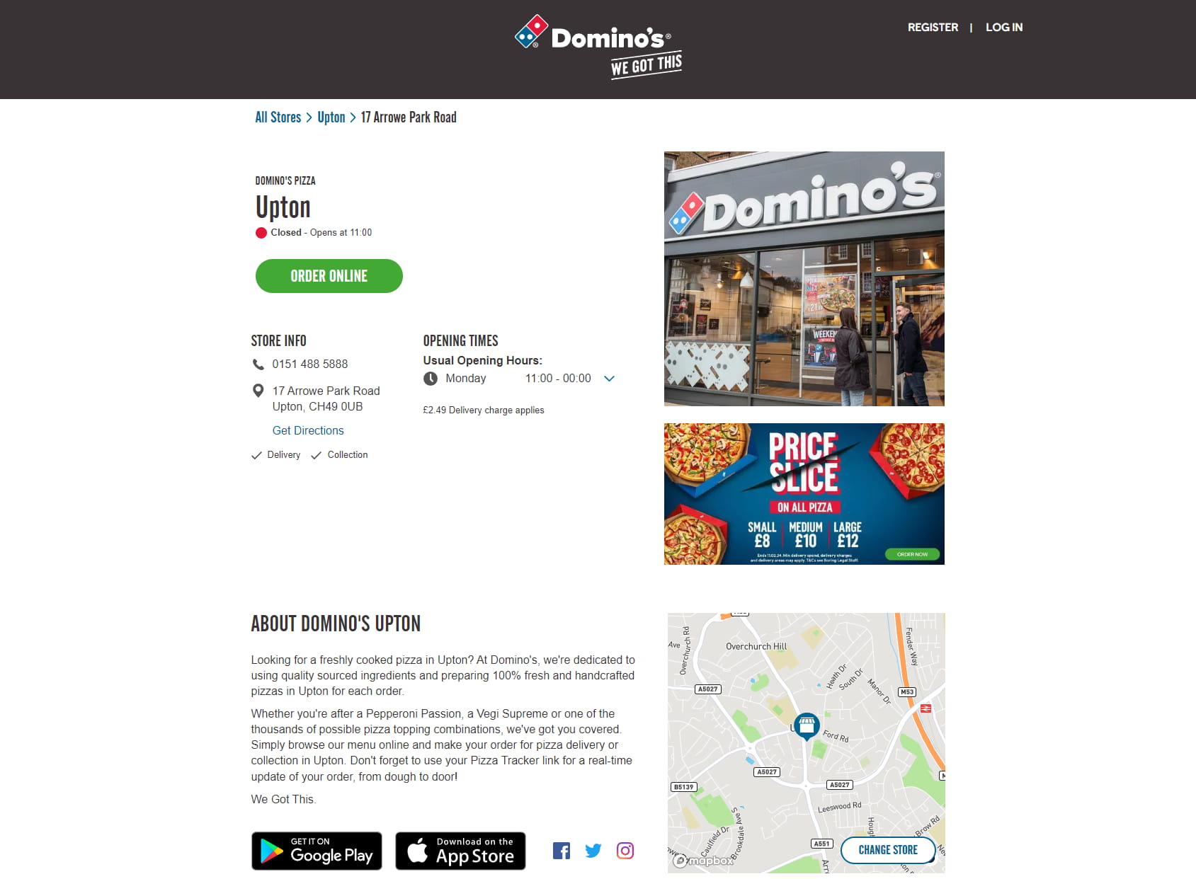 Domino's Pizza - Upton