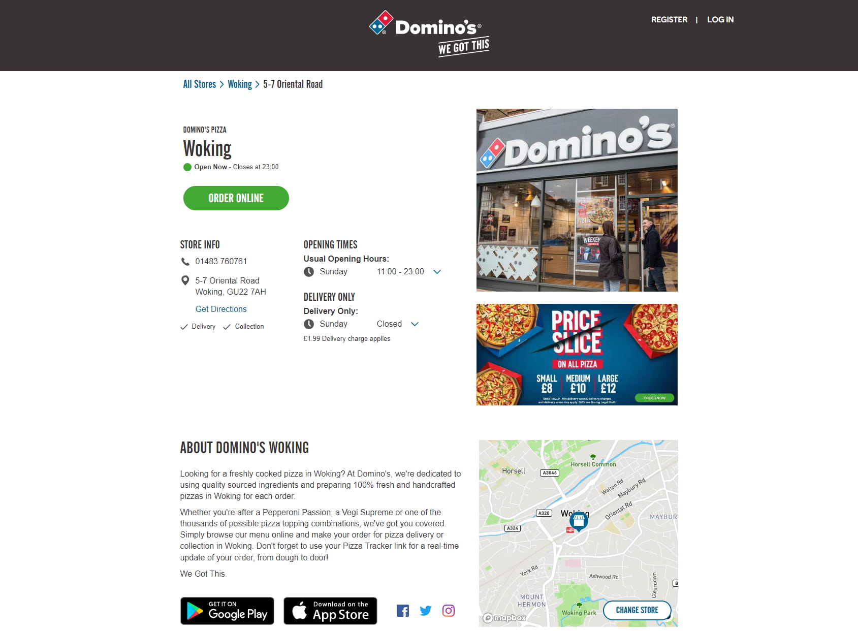 Domino's Pizza - Woking