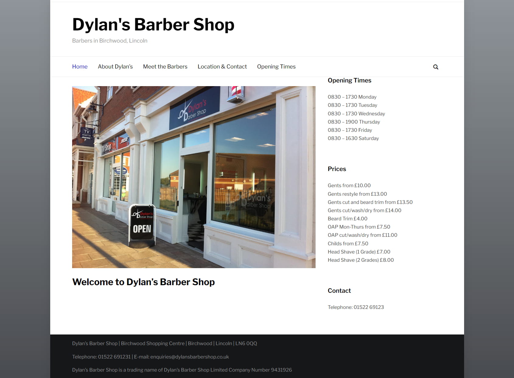 Dylans Barber Shop