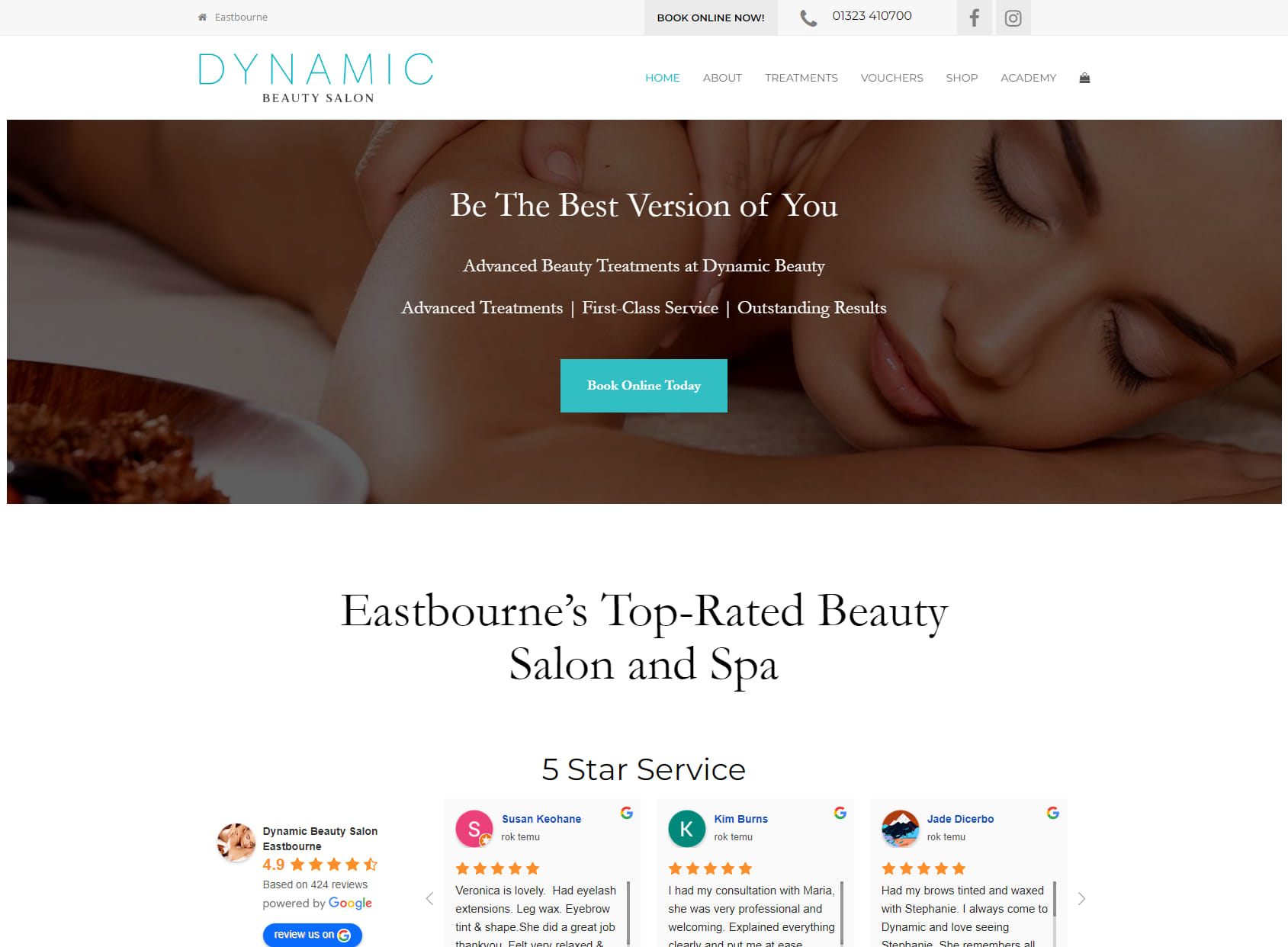 Dynamic Beauty Salon Eastbourne