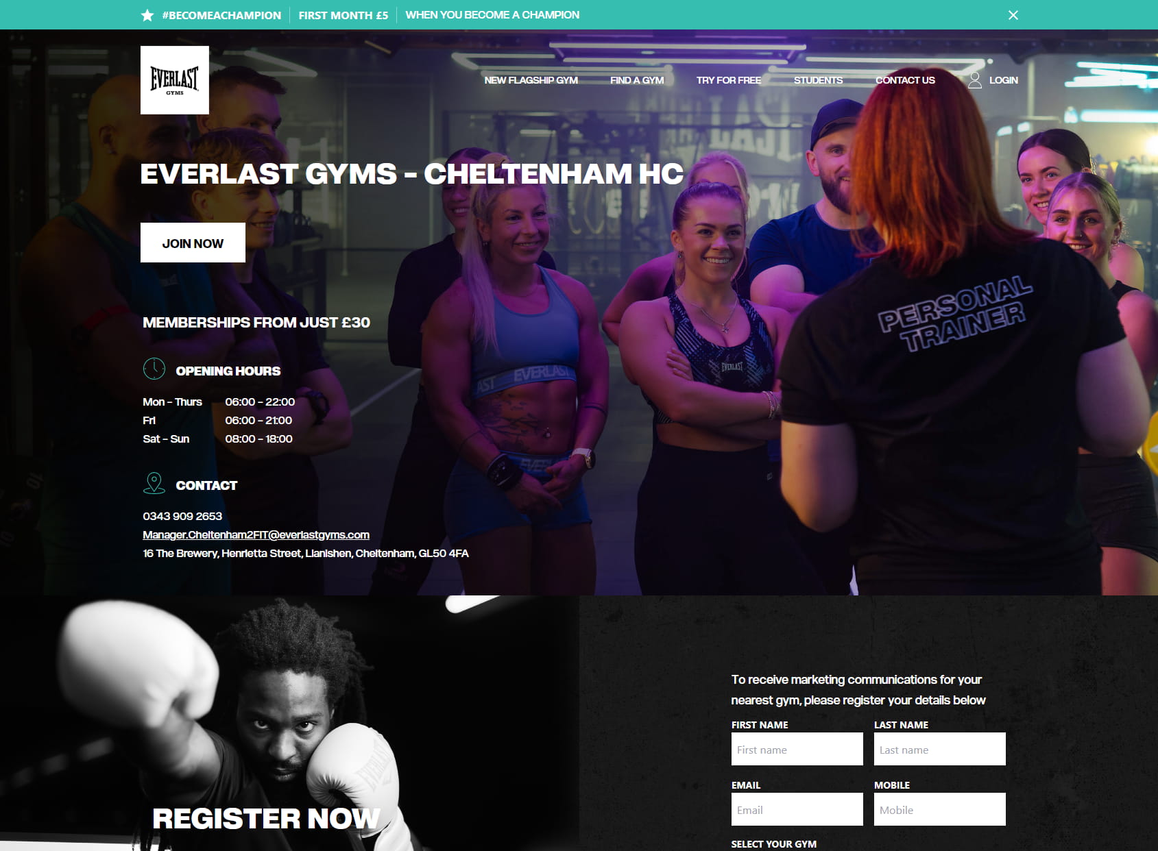 Everlast Gyms - Cheltenham HC