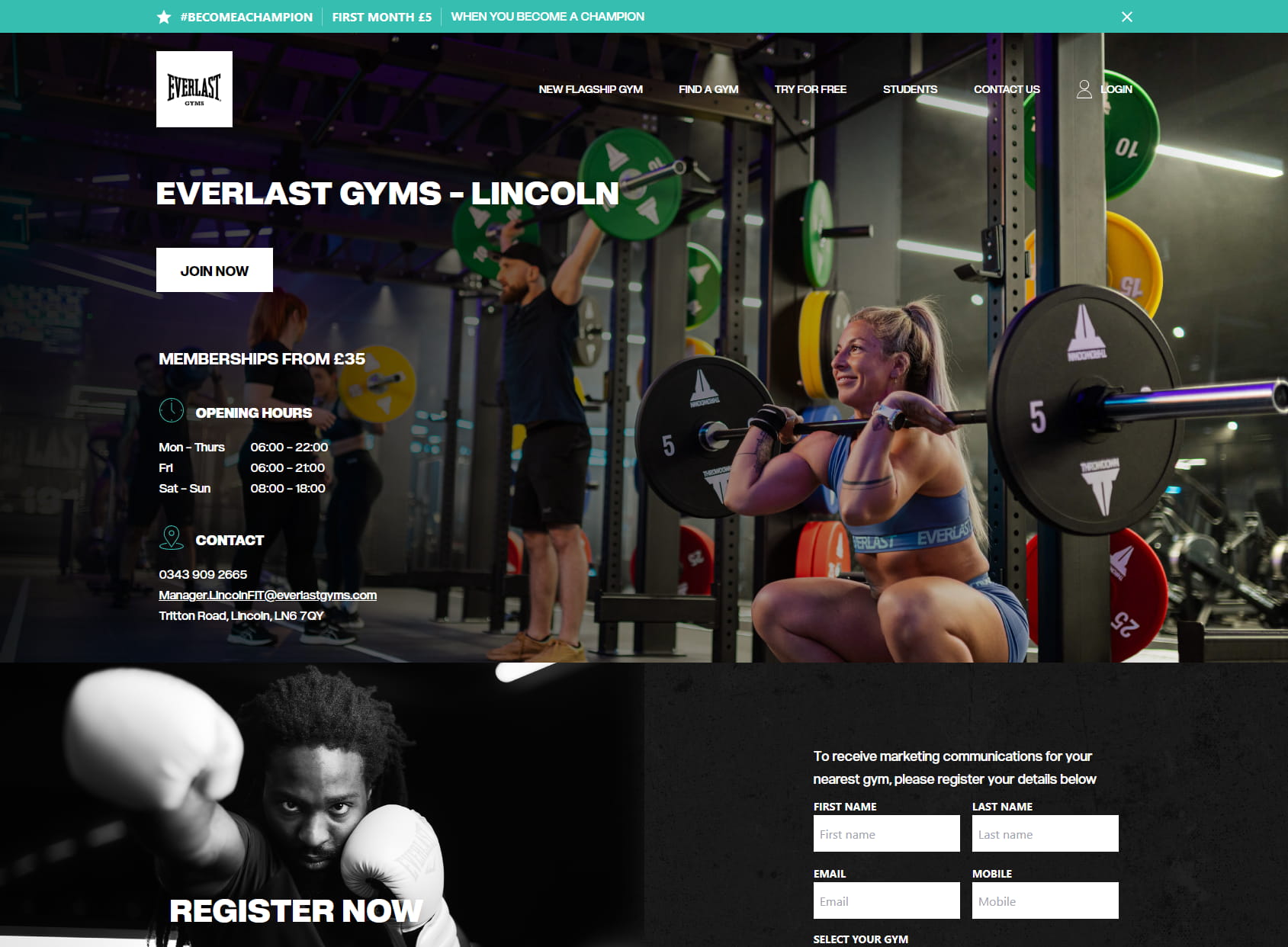 Everlast Gyms - Lincoln