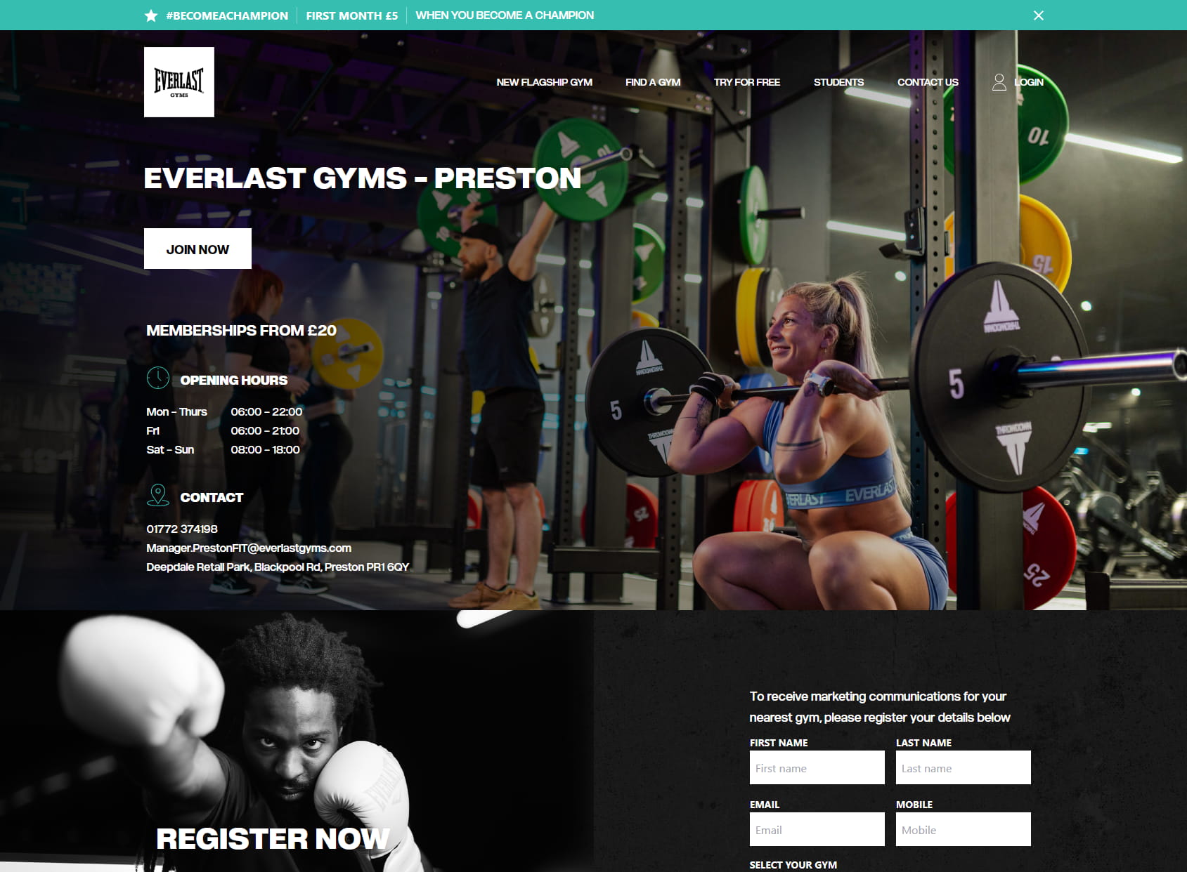 Everlast Gyms - Preston