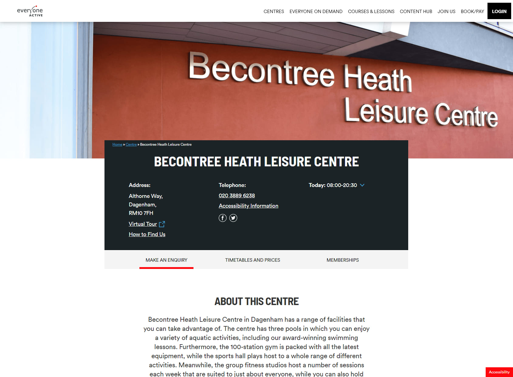 Becontree Heath Leisure Centre