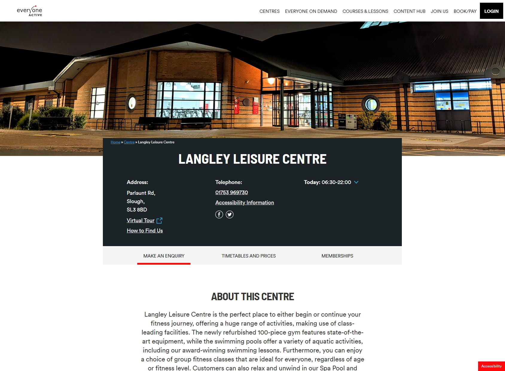 Langley Leisure Centre