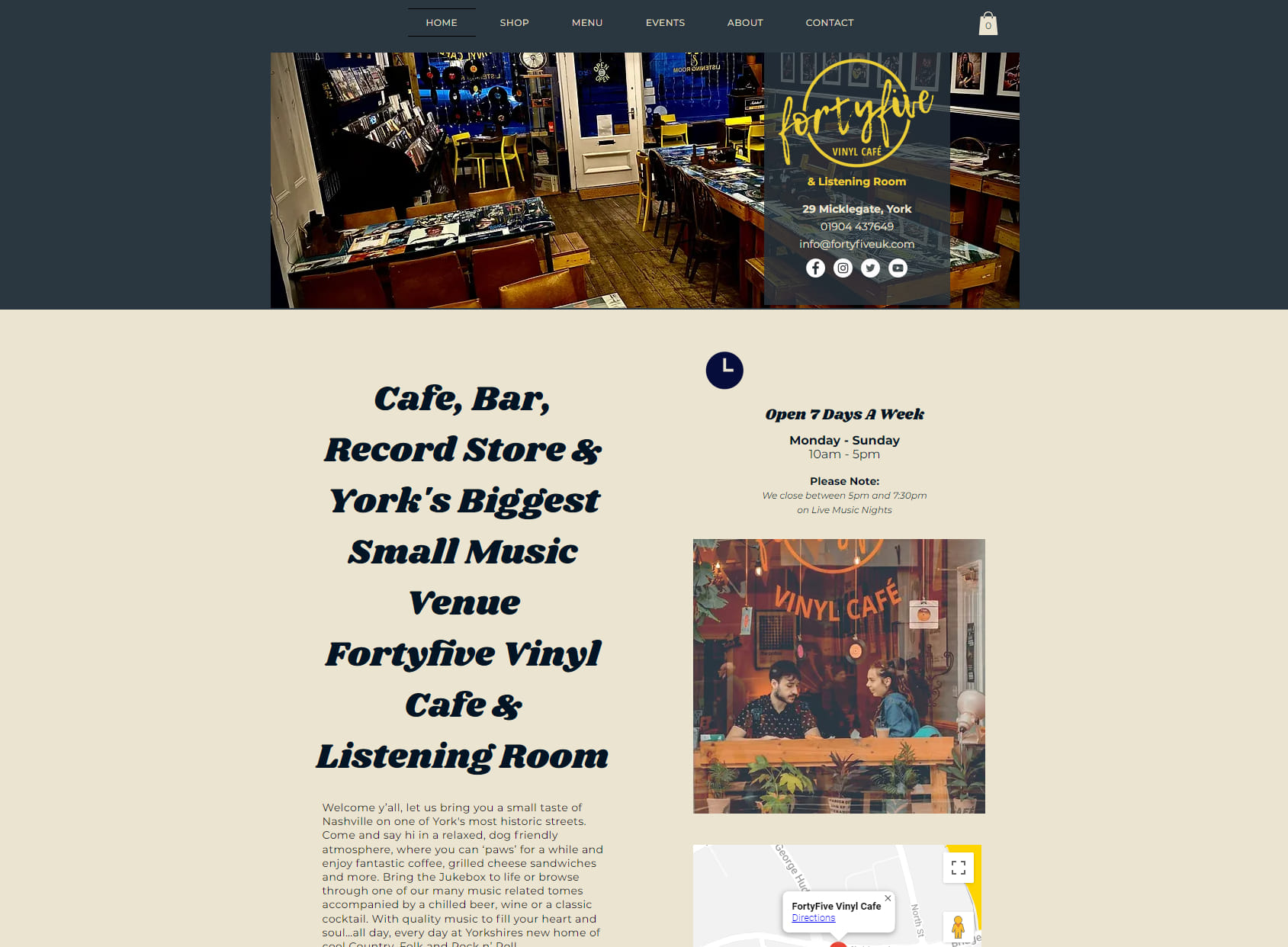 FortyFive Vinyl Café