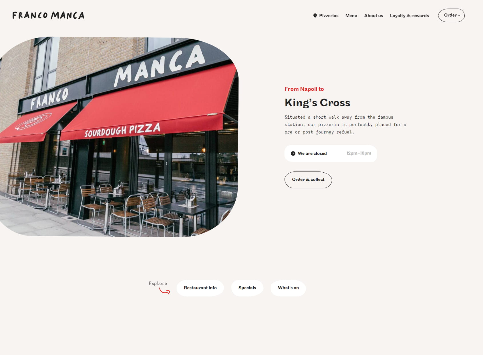 Franco Manca King's Cross