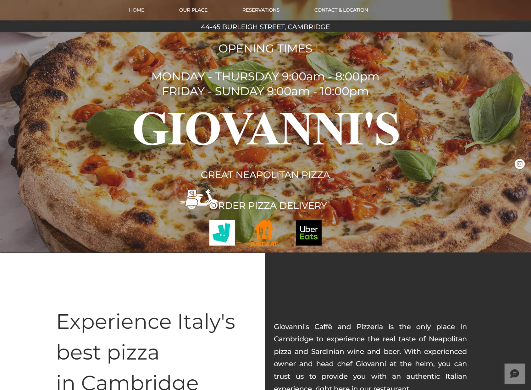 Giovanni’s Caffè and Pizzeria (dawniej Charlie’s Coffee Company)