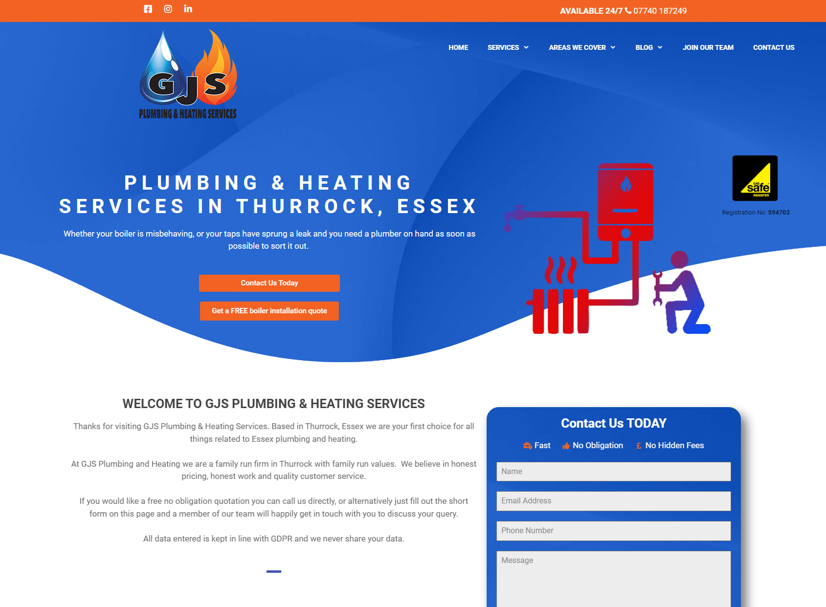 GJS Plumbing and Heating Services Ltd (Essex)