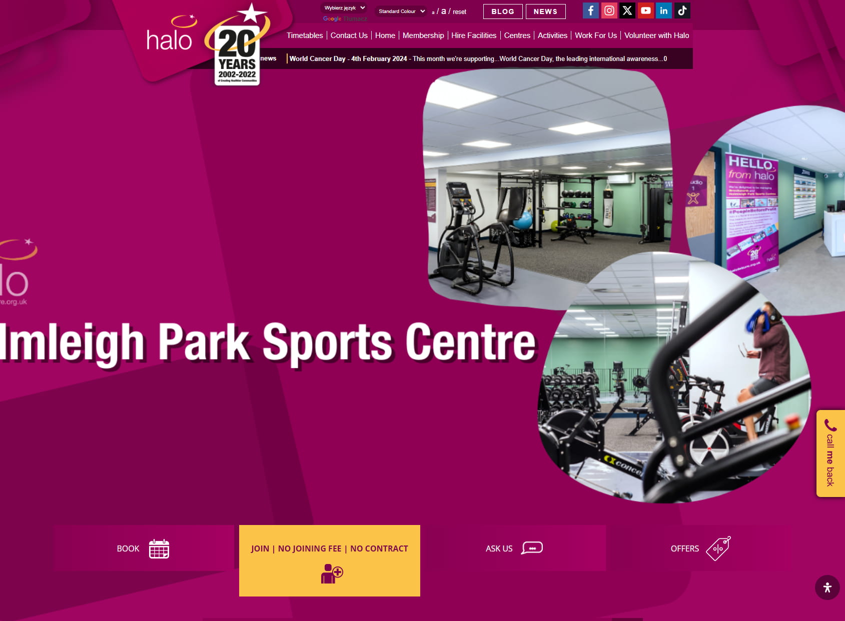 Halo Holmleigh Park Sports Centre