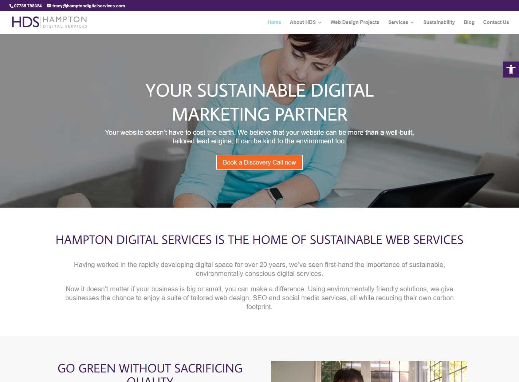 Hampton Digital Services Ltd - Web Designer - UK