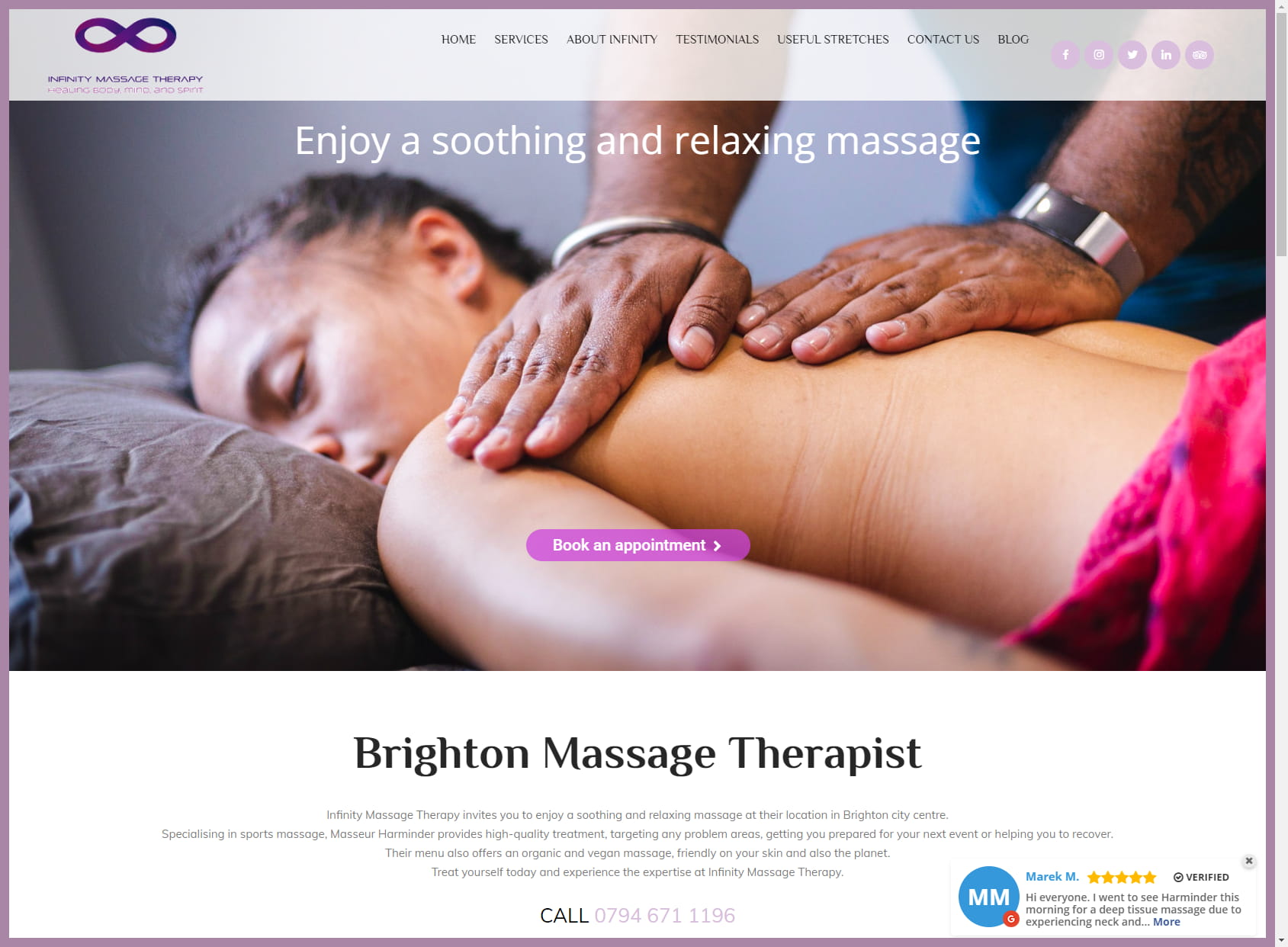 Infinity Massage Therapy Brighton