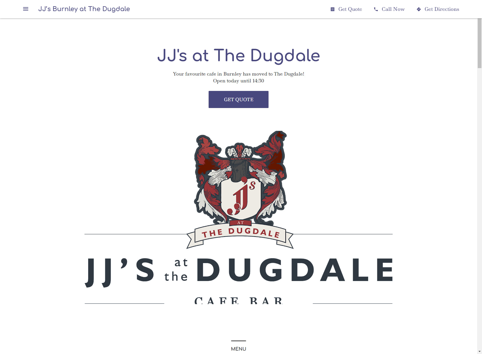 JJ’s Burnley at The Dugdale