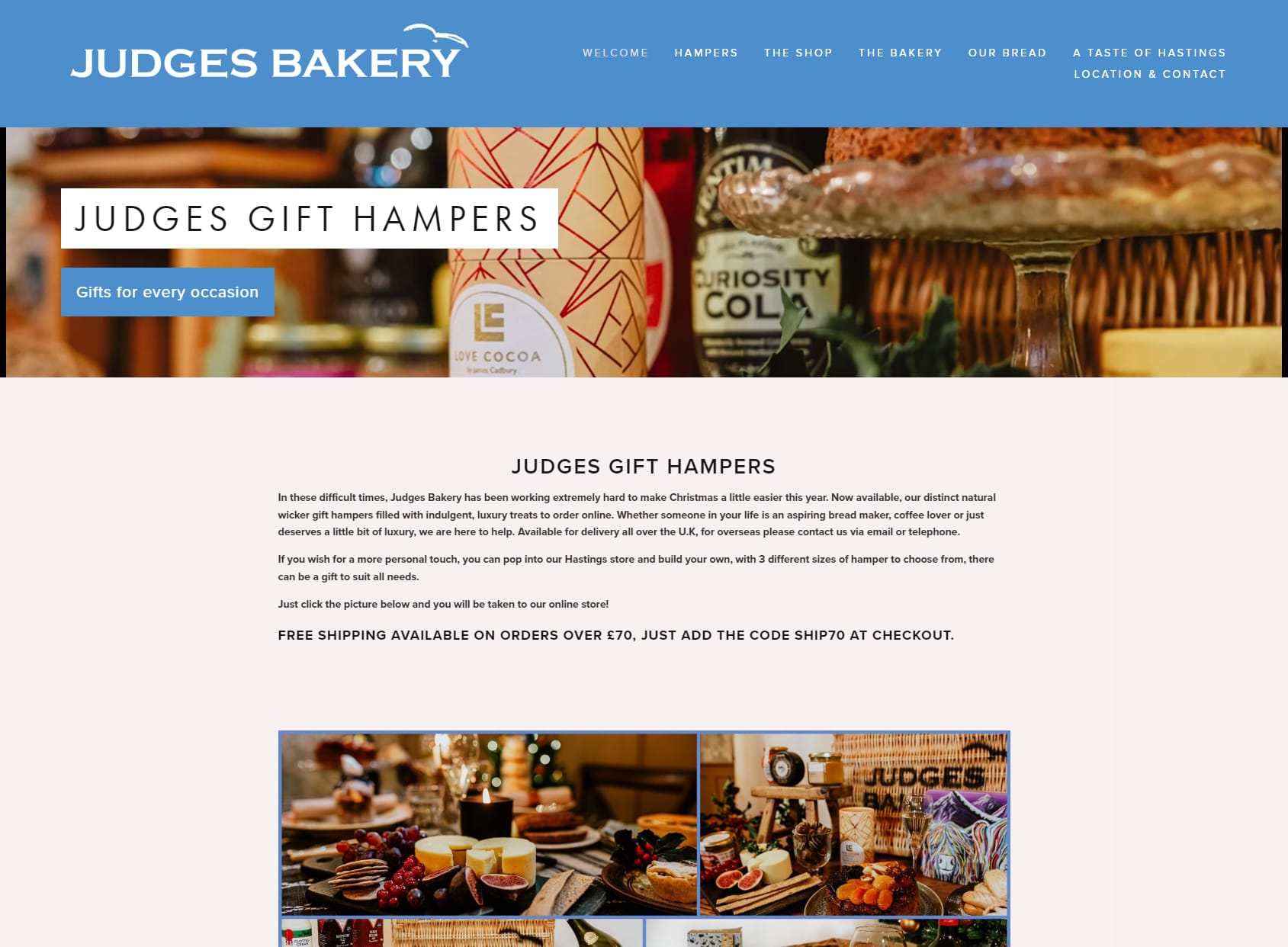 Judges Bakery Hastings