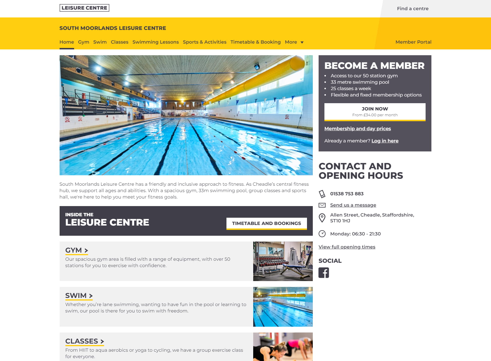 South Moorlands Leisure Centre