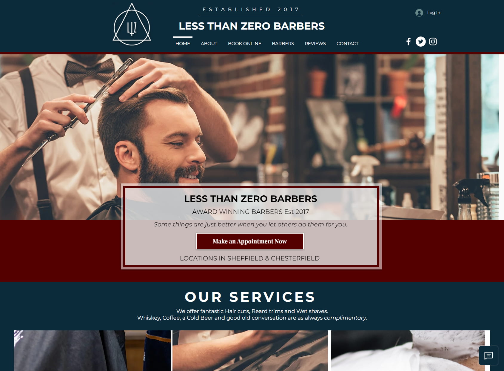 Less Than Zero Barbers - Chesterfield
