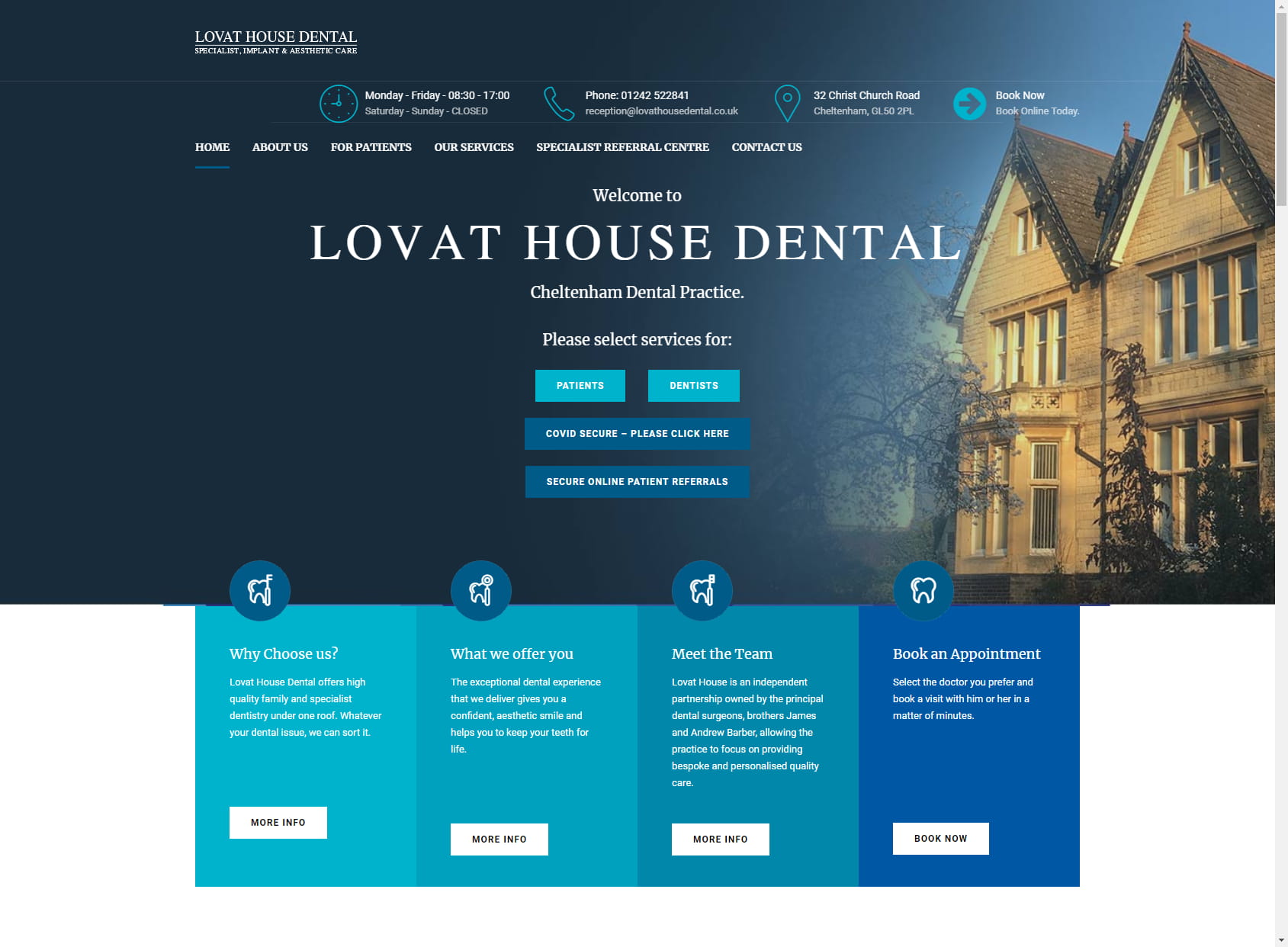 Lovat House Dental Specialist, Implant & Aesthetic Care