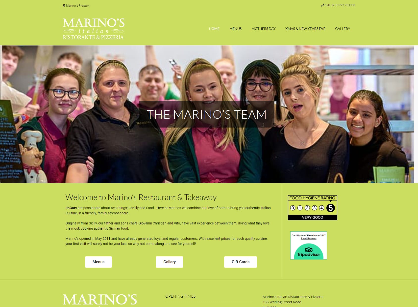 Marino's Italian Ristorante & Pizzeria