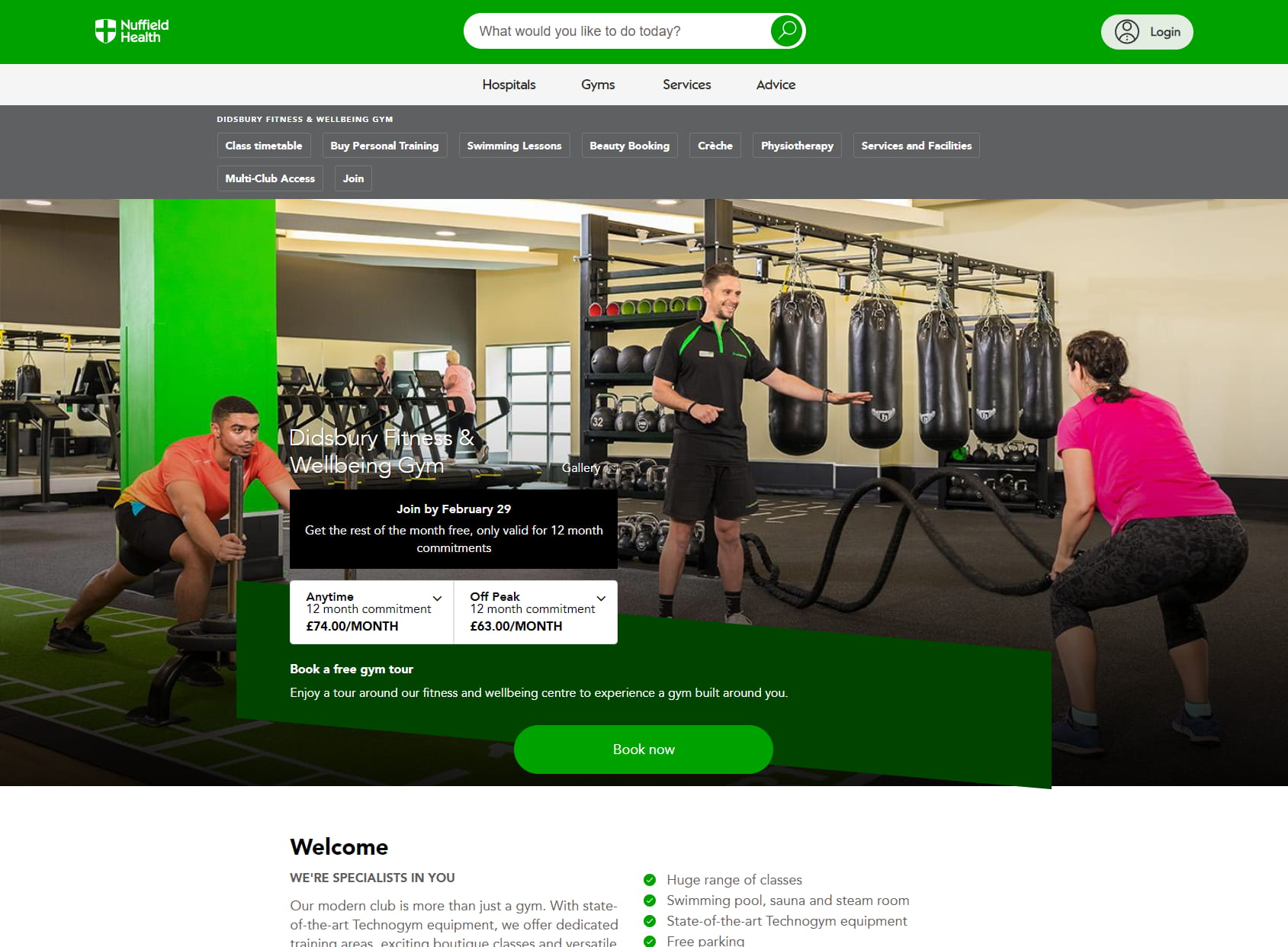 Nuffield Health Didsbury Fitness and Wellbeing Centre