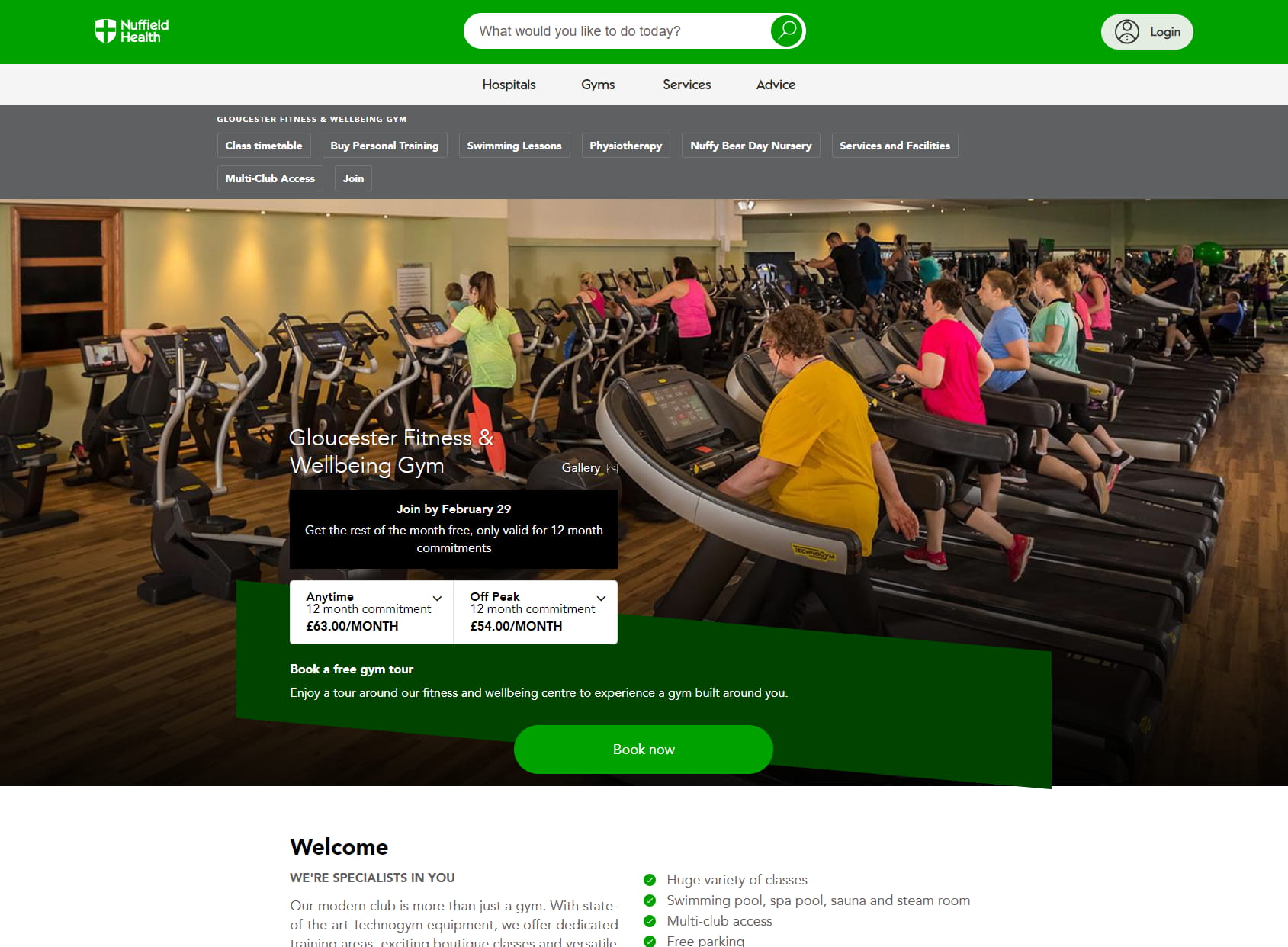 Nuffield Health Gloucester Fitness & Wellbeing Gym