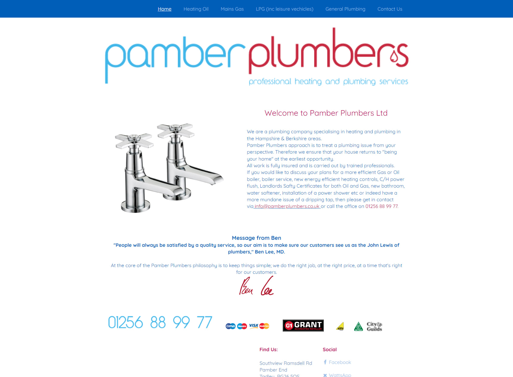 Pamber Plumbers Ltd