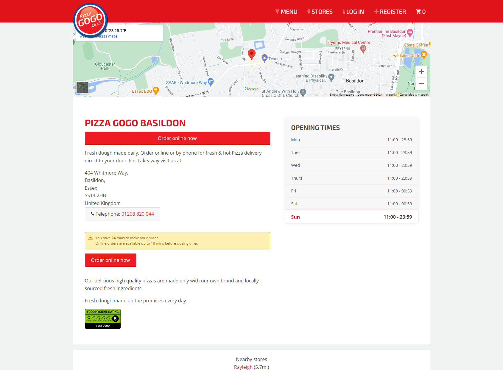 Pizza Go Go Basildon