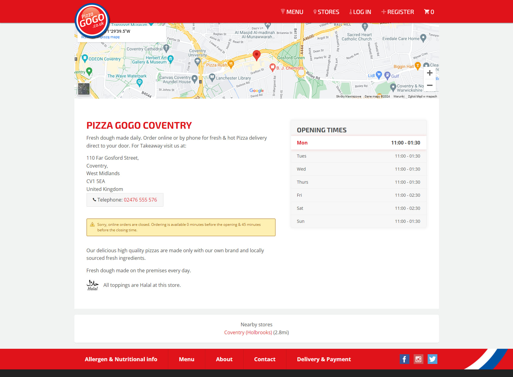 Pizza Go Go Coventry City Centre