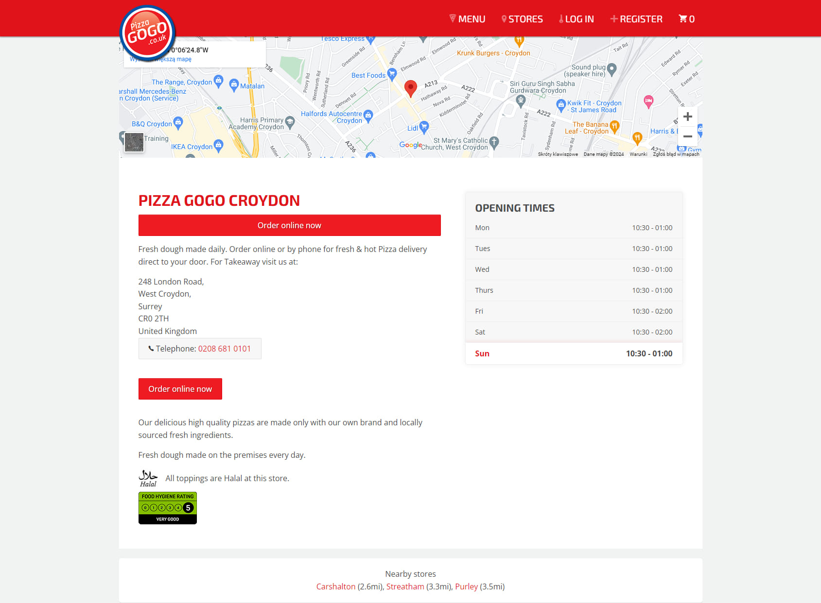 Pizza Go Go Croydon