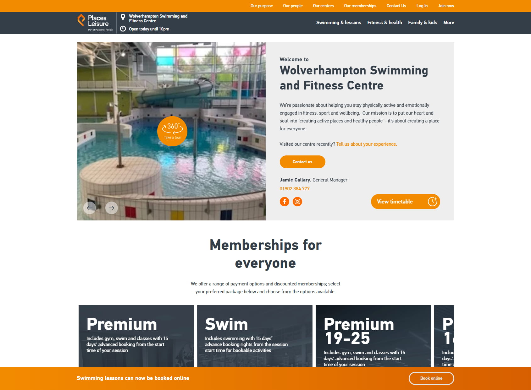 Wolverhampton Swimming & Fitness Centre