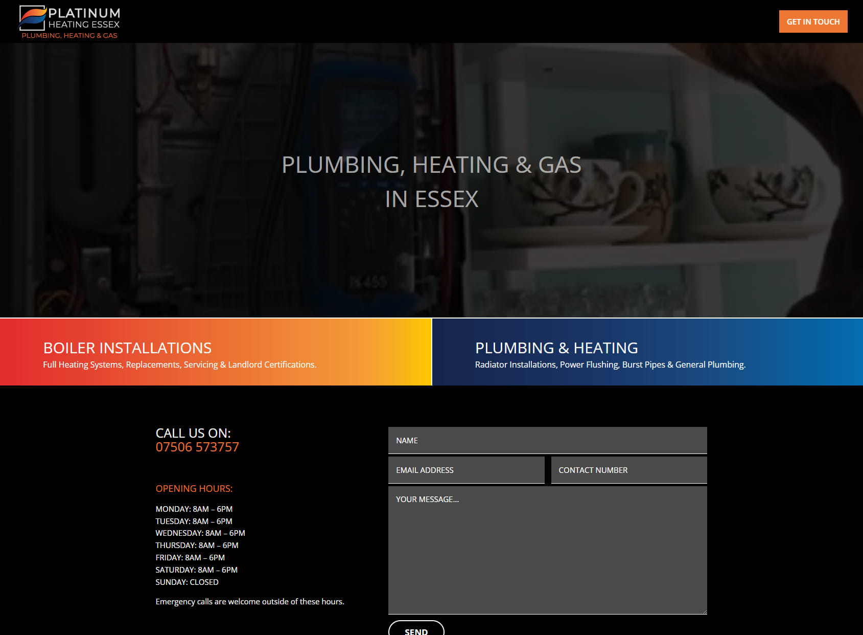 Platinum Heating Essex