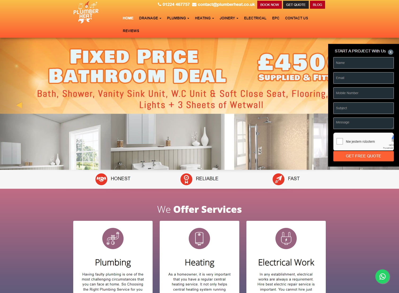 Plumber Heat | Aberdeen & Aberdeenshire