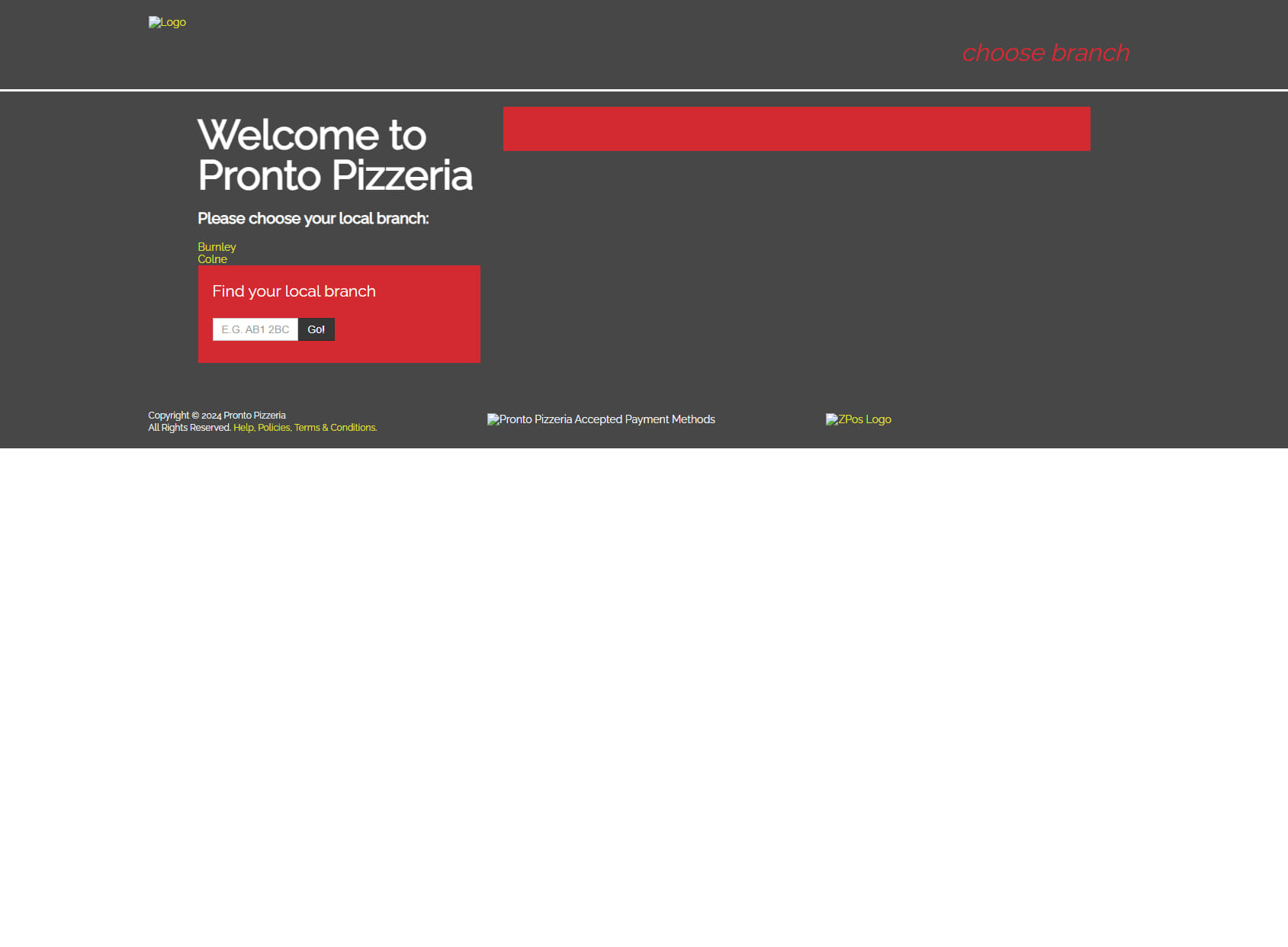 Pronto Pizzeria (Burnley)