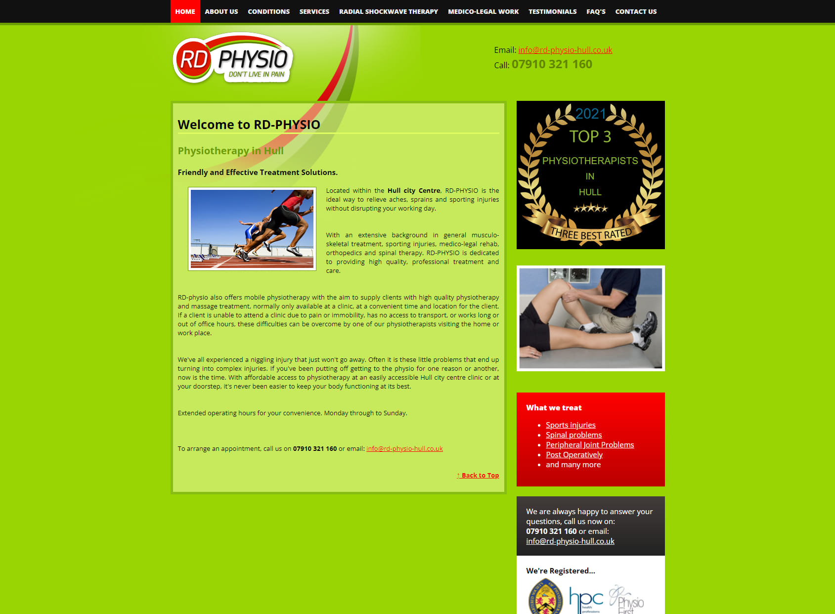 RD - Physio musculoskeletal physiotherapy