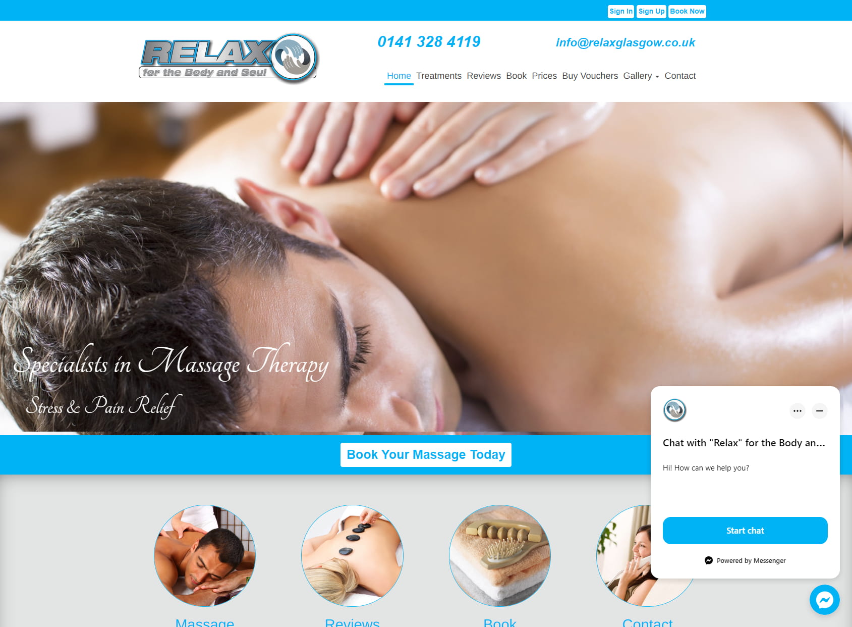 Relax - Massage Glasgow