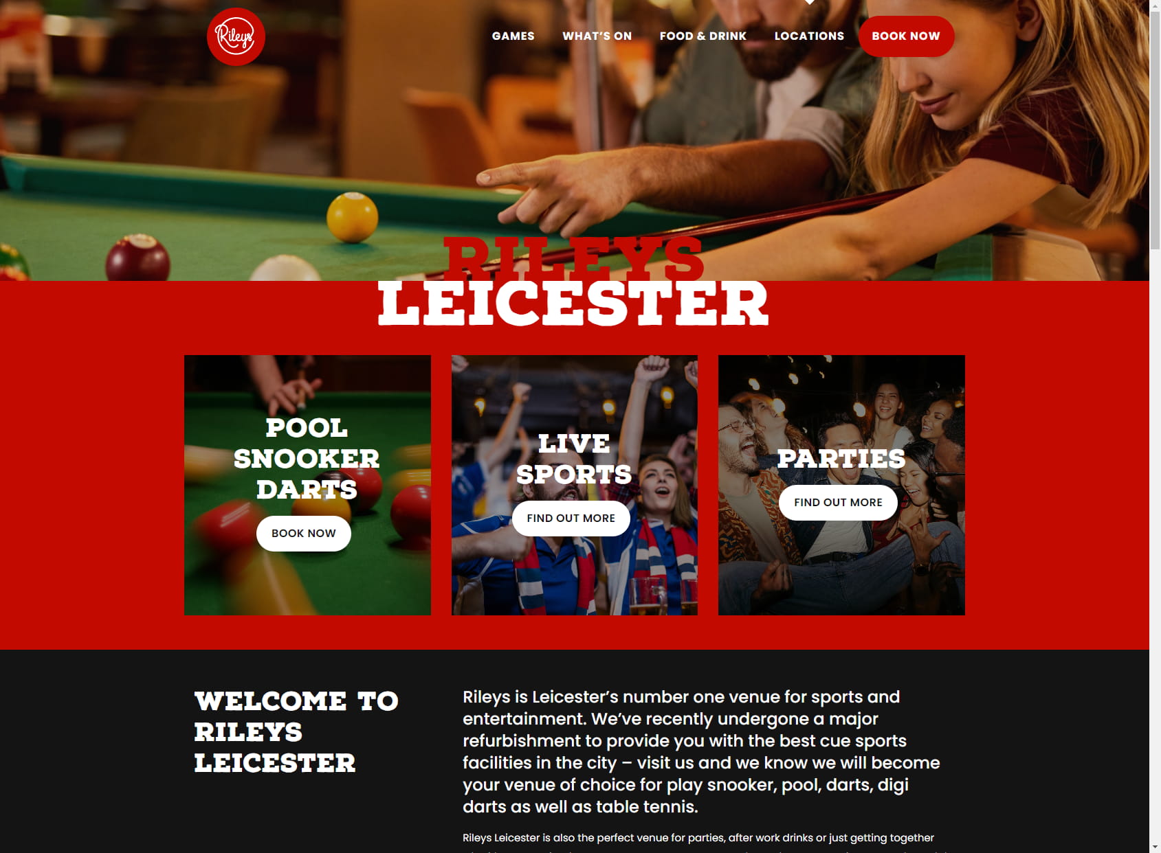 Rileys Sports Bar Leicester