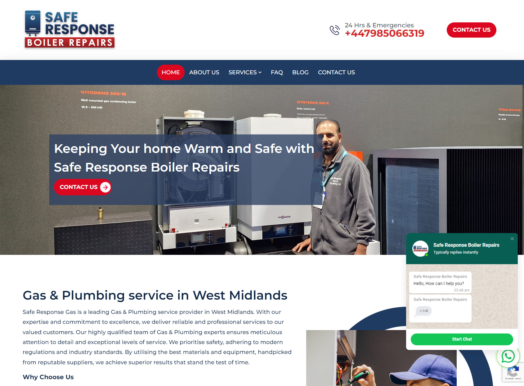 Safe Response Gas & Plumbing Ltd
