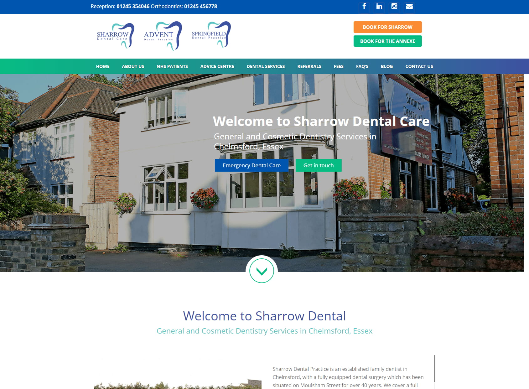 Sharrow Dental Practice Chelmsford