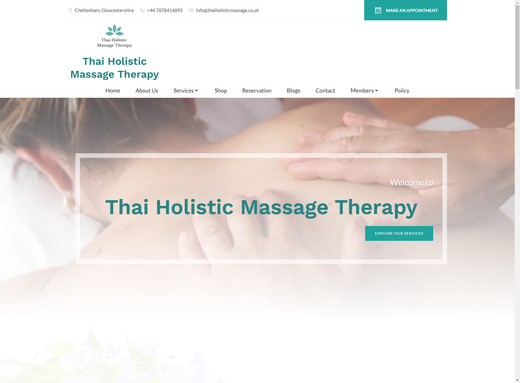 Thai Holistic Massage Therapy