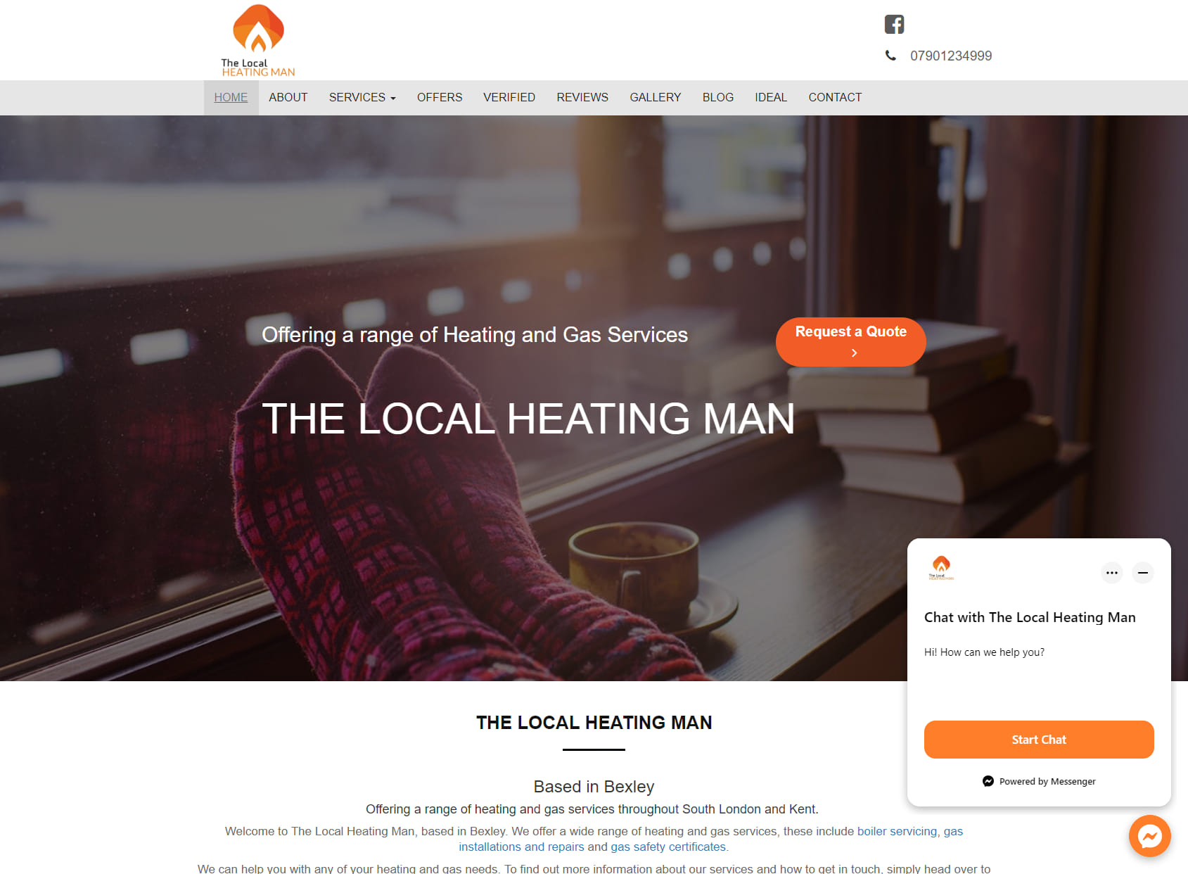 The Local Heating Man